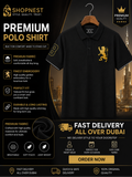 Premium Black Polo Shirt – Luxury Embroidered Cotton | ShopNest Men's Premium Polo Shirt – Soft, Breathable & Stylish Luxury Embroidered Black Polo Shirt – Premium Quality Premium Cotton Polo Shirt for Men – Elegant Black Edition